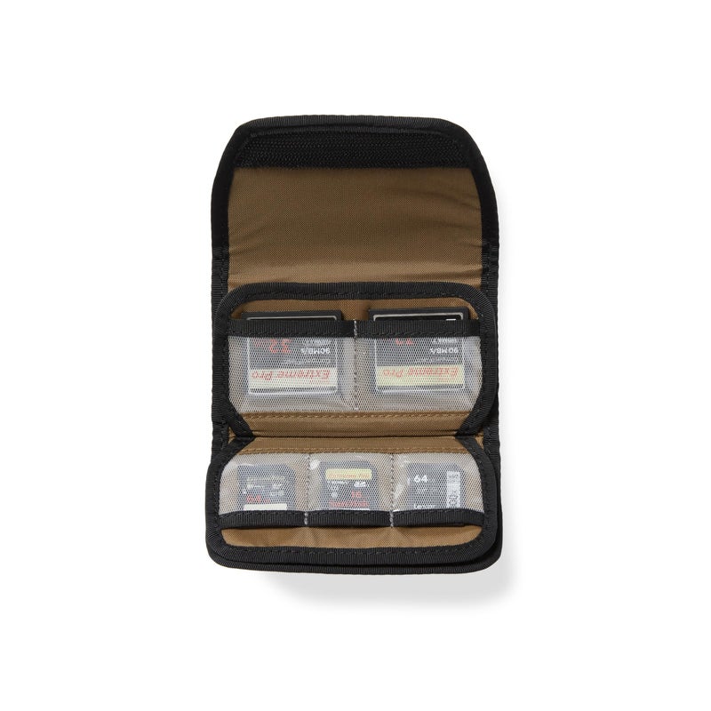 NOMATIC McKinnon Memory Card Case - Durable SD Memory Card Holder, Fits 6 SD & 2 C-Fast Cards with Zipper Pocket for Mini-SD - Image 5